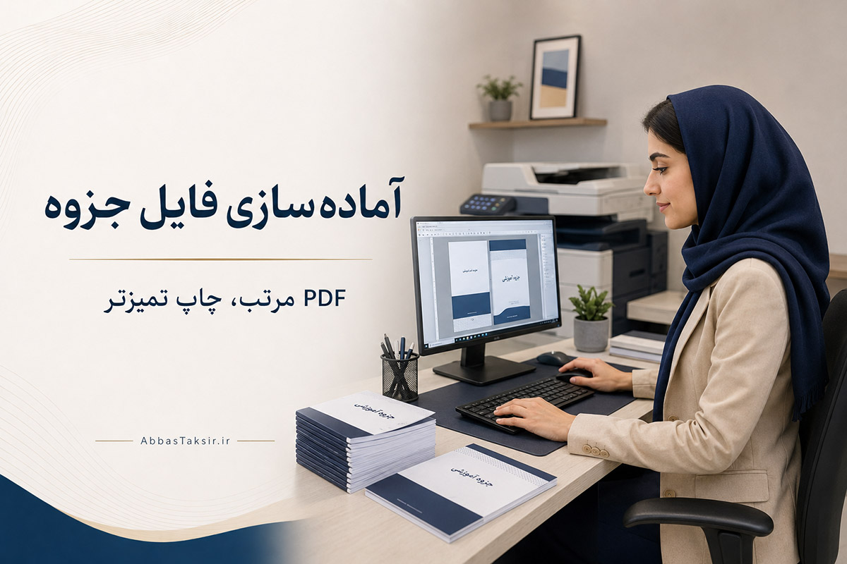 چاپ جزوه